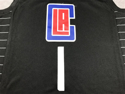 Men's LA Clippers James Harden #1 Black Swingman Player Jerseys