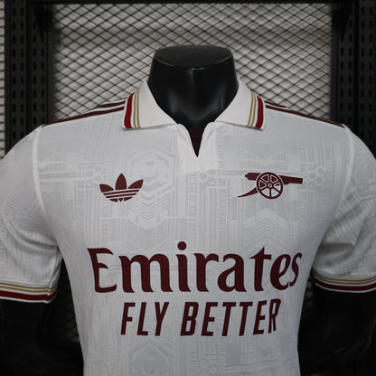 2025-26 Arsenal White 2 Away Player Jersey