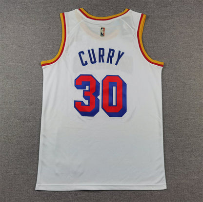 Men's Golden State Warriors Stephen Curry #30 White 2024/25 Swingman Jerseys - Classic Edition