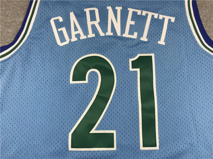 Men's Minnesota Timberwolves Kevin Garnett Hardwood Classics Swingman Jerseys