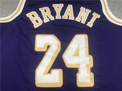 Men's Los Angeles Lakers Kobe Bryant Purple Hardwood Classics Player Jerseys