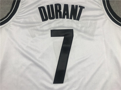 Men's Brooklyn Nets Kevin Durant White 2019 Fast Break Player Movement Jerseys