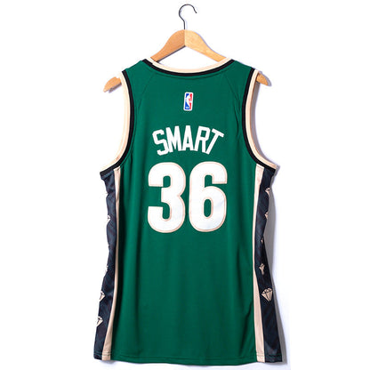 Men's Boston Celtics Marcus Smart #36 Green 2022/23 Swingman Jerseys - City Edition