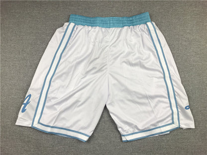 Men's Los Angeles Lakers White City Edition Basketball Shorts1