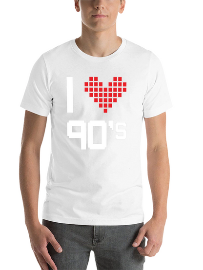 I Love the 90s Pixel Art T-Shirt