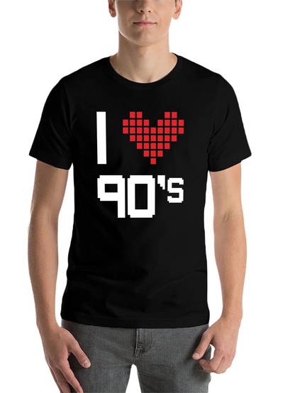 I Love the 90s Pixel Art T-Shirt