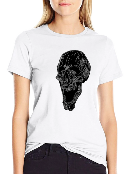 Skull Graphic Tee - Mens Black T-Shirt