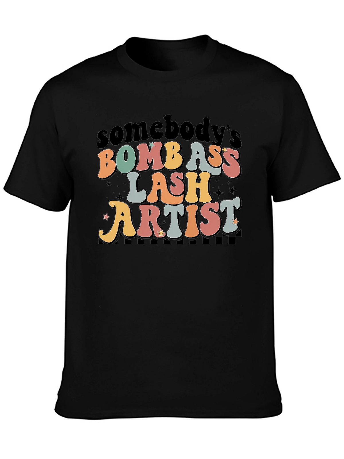 Bombass Lash Artist Black T-Shirt