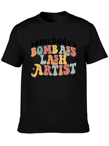 Bombass Lash Artist Black T-Shirt