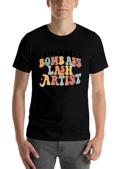 Bombass Lash Artist Black T-Shirt