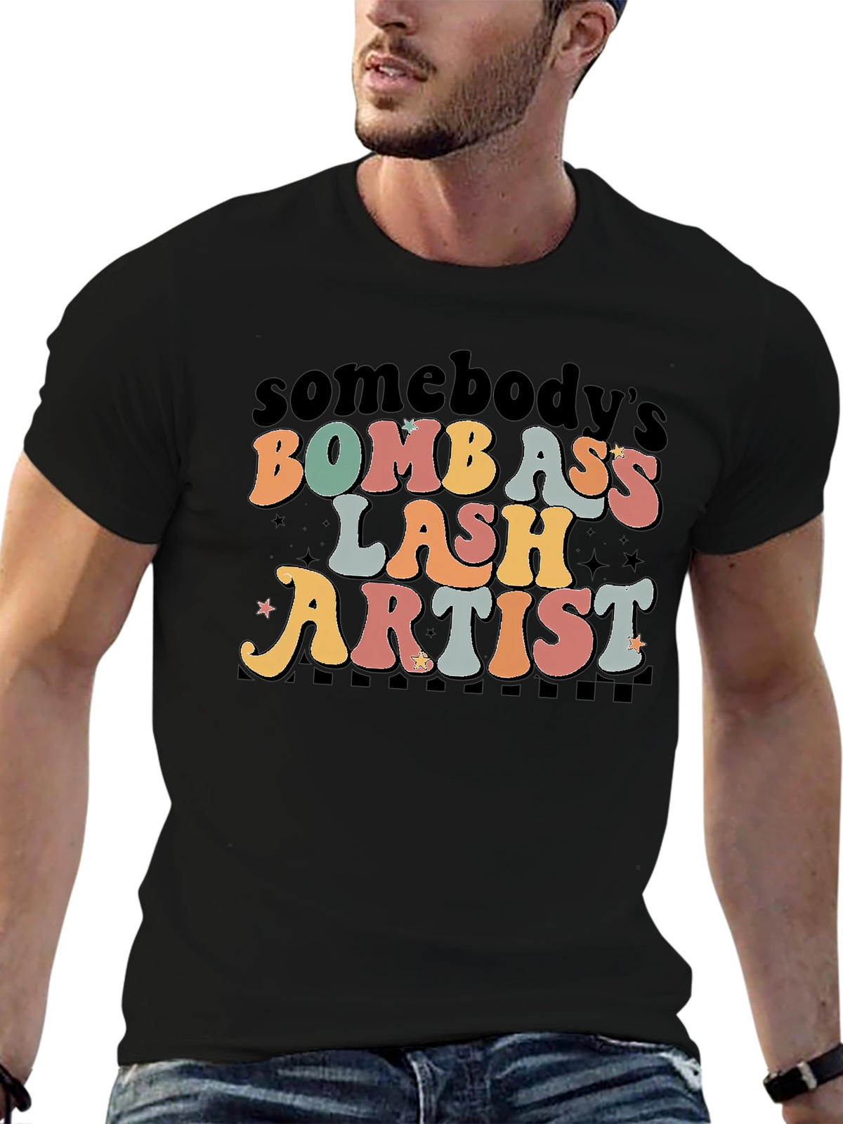 Bombass Lash Artist Black T-Shirt