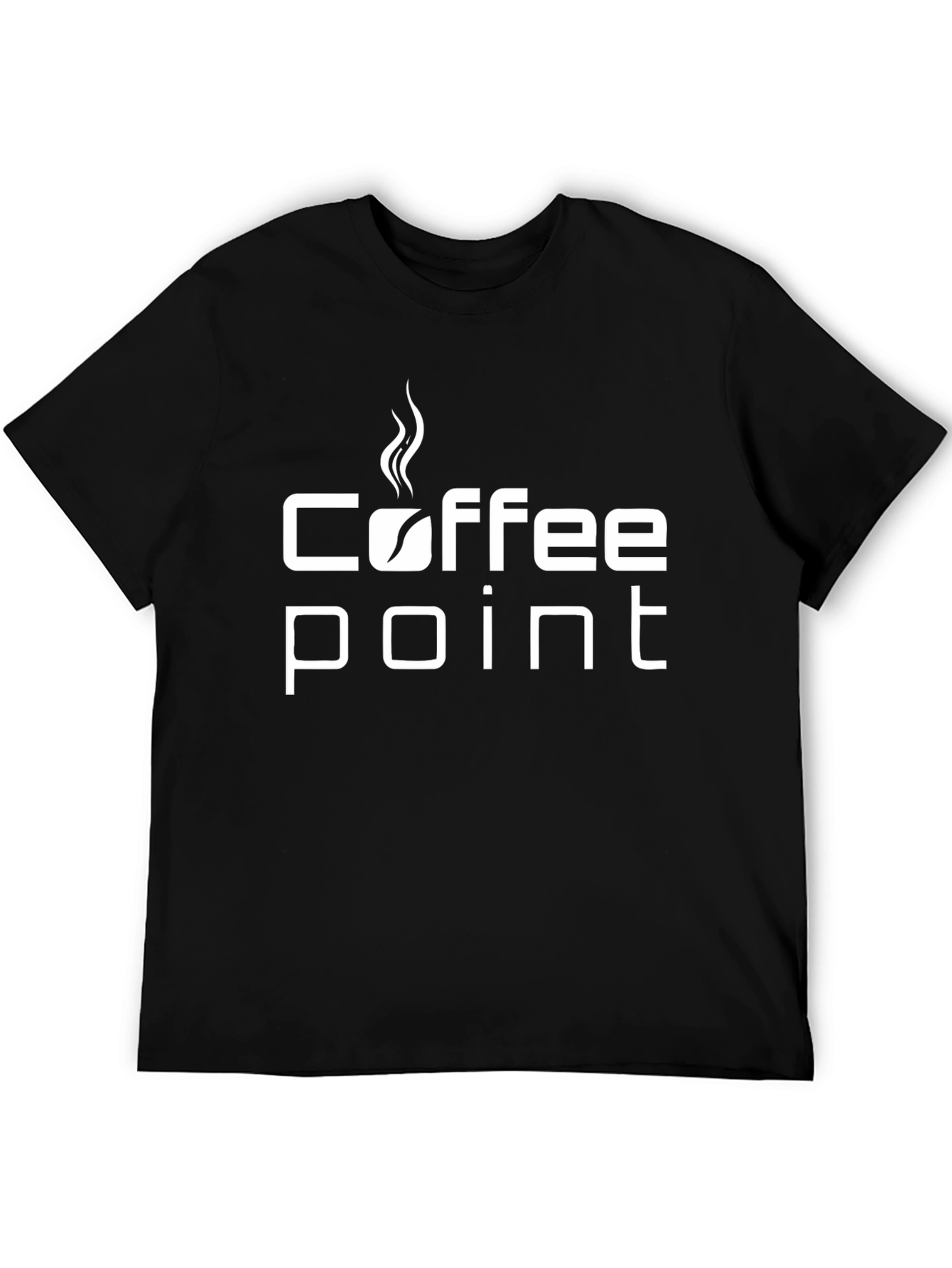Coffee Point Graphic T-Shirt - Trendy Black Tee