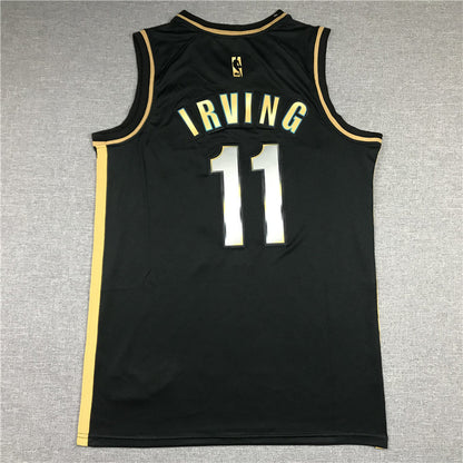 Men's Brooklyn Nets Kyrie Irving Black 2020/21 Swingman Player Jerseys