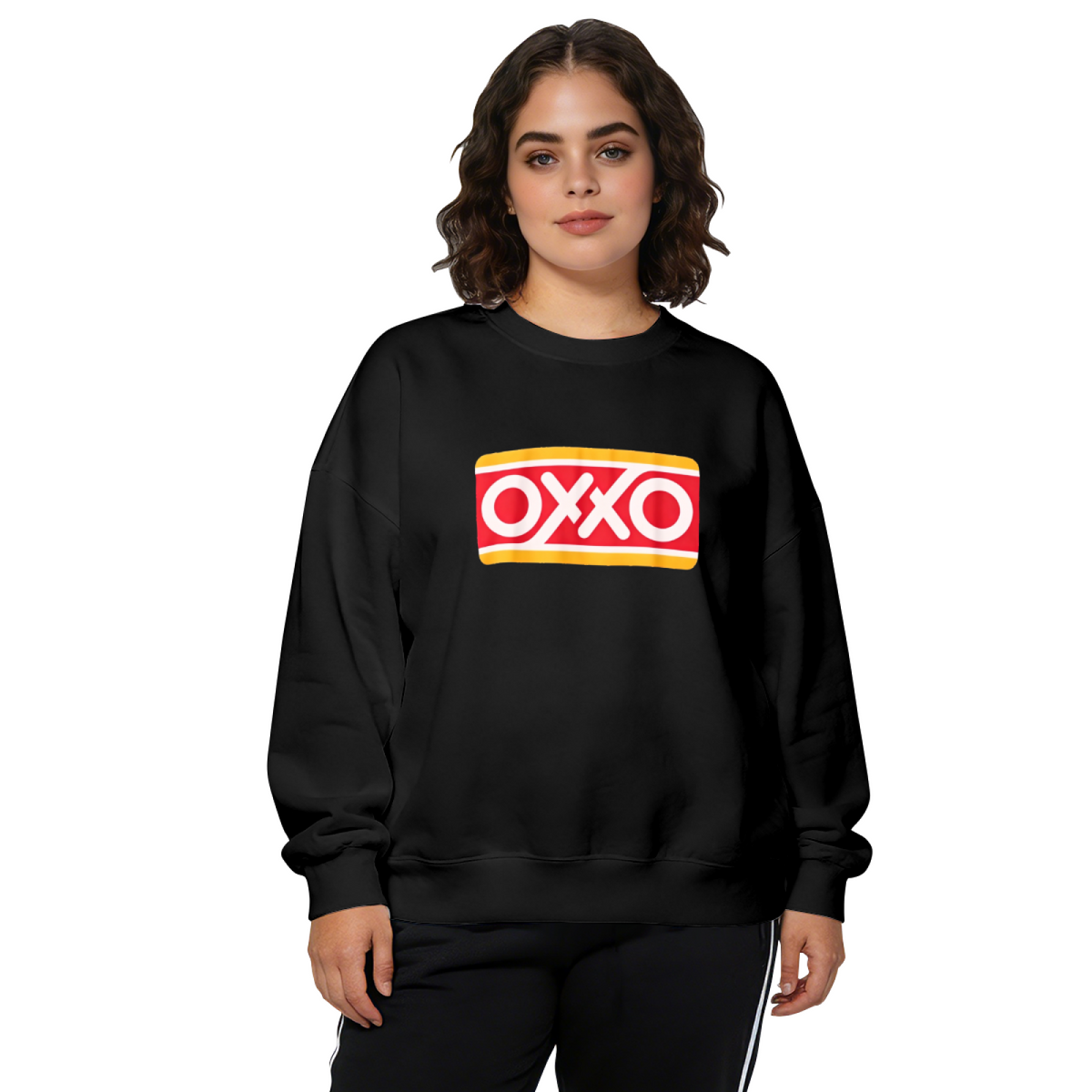 OXXO Classic Mexican Convenience Store Logo Crewneck Sweatshirt
