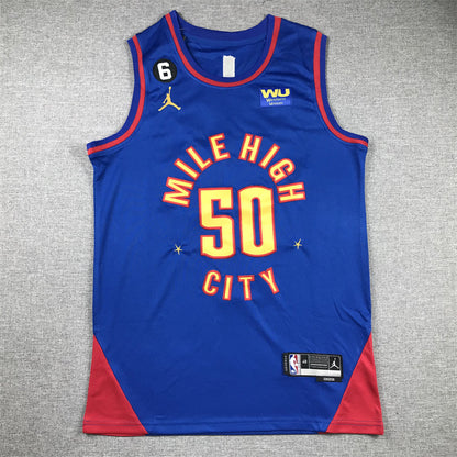 Men's Denver Nuggets Aaron Gordon #50 Blue 2022/23 Swingman Jerseys - Statement Edition