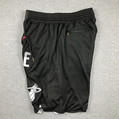 Men's Miami Heat Black 2023/24 Pocket Shorts1 City Edition