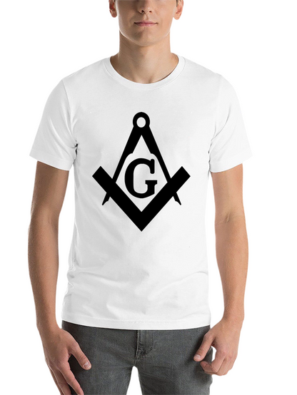 Masonic Square & Compasses Black T-Shirt
