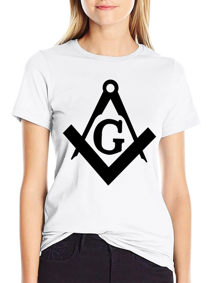 Masonic Square & Compasses Black T-Shirt