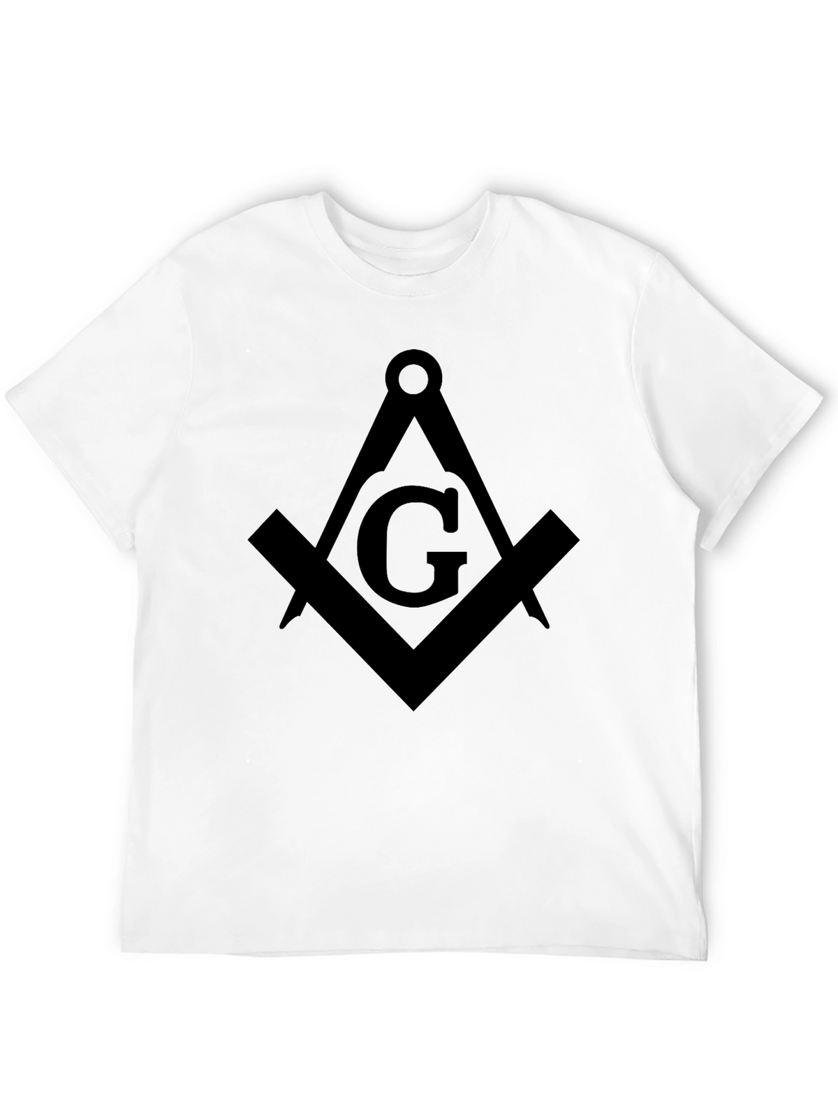 Masonic Square & Compasses Black T-Shirt