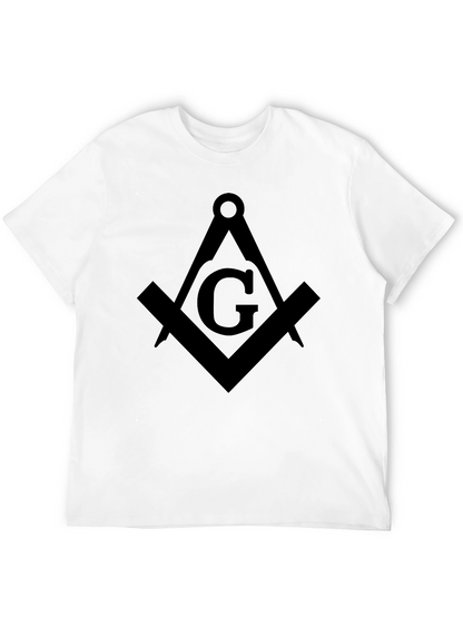 Masonic Square & Compasses Black T-Shirt