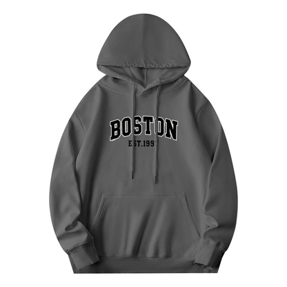 Classic College?Style Boston EST.1937 Graphic Hoodie