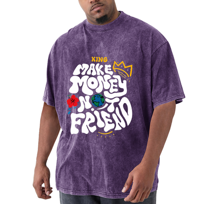 Make Money Not Friends King Graffiti Design