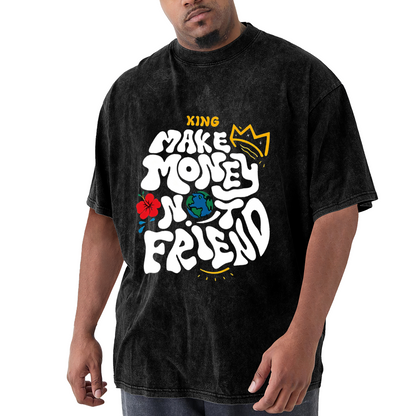 Make Money Not Friends King Graffiti Design