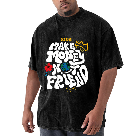 Make Money Not Friends King Graffiti Design