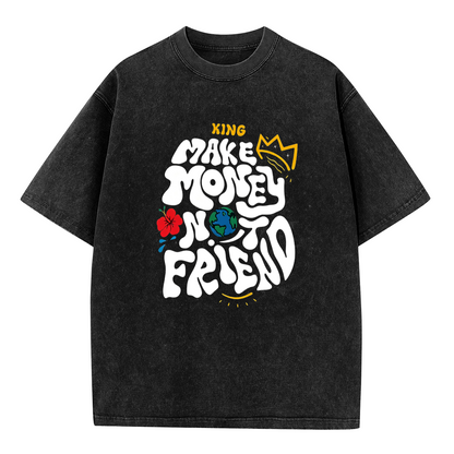 Make Money Not Friends King Graffiti Design