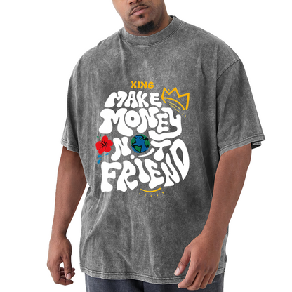 Make Money Not Friends King Graffiti Design