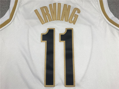 Men's Brooklyn Nets Kyrie Irving #11 White Swingman Player Jerseys