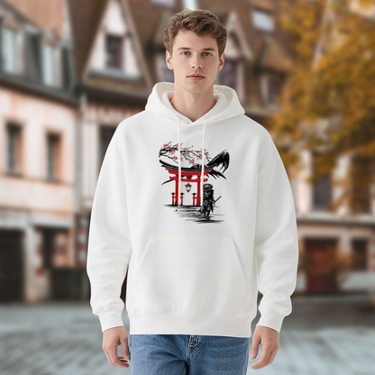 Japanese Torii Gate Samurai Art Trendy Men¡¯s Hoodie
