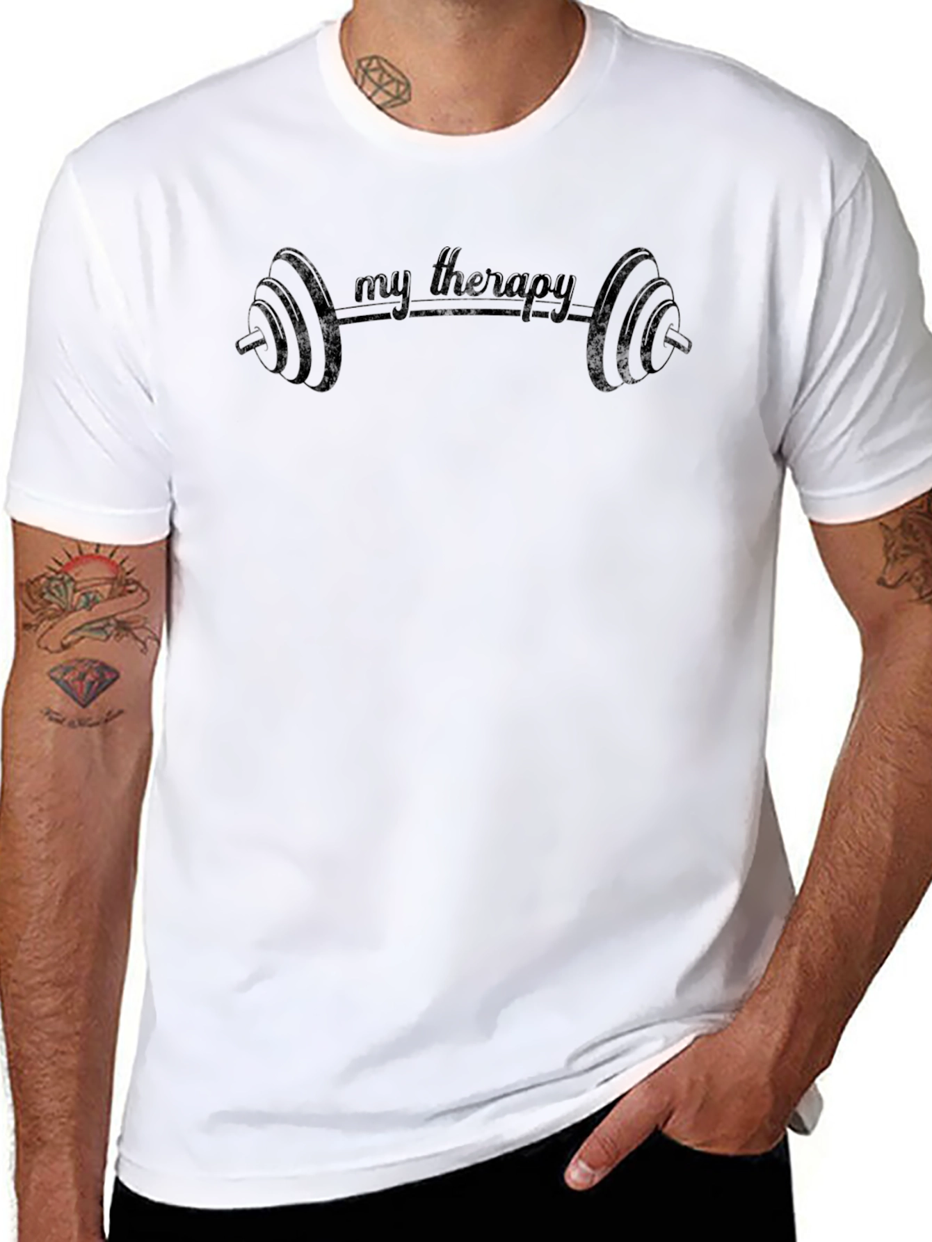 My Therapy Weightlifting T-Shirt - Fitness Apparel