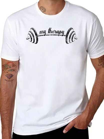 My Therapy Weightlifting T-Shirt - Fitness Apparel