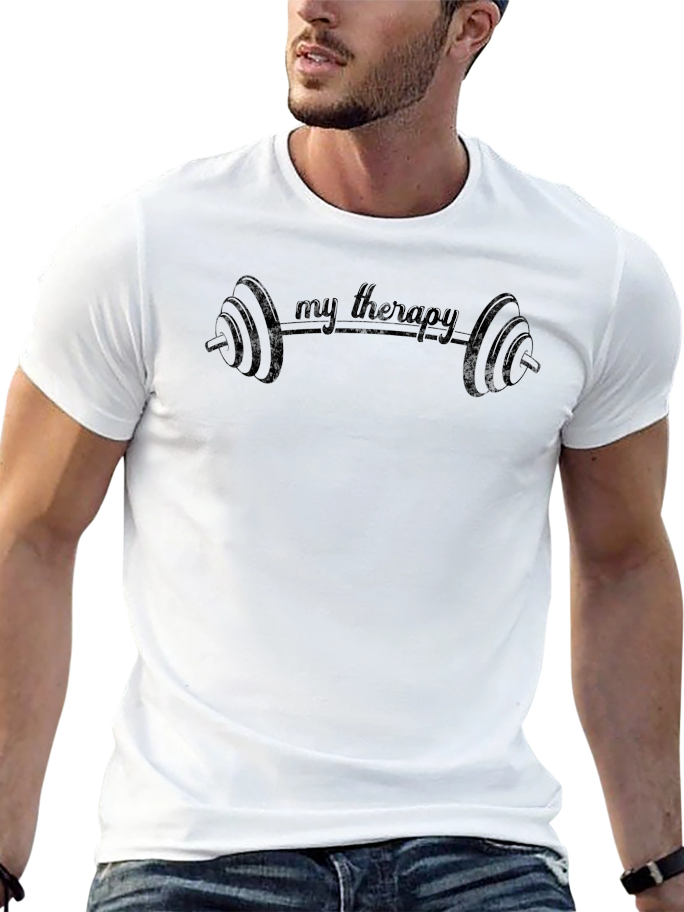 My Therapy Weightlifting T-Shirt - Fitness Apparel