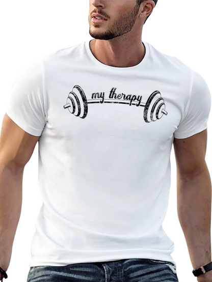 My Therapy Weightlifting T-Shirt - Fitness Apparel