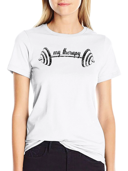 My Therapy Weightlifting T-Shirt - Fitness Apparel