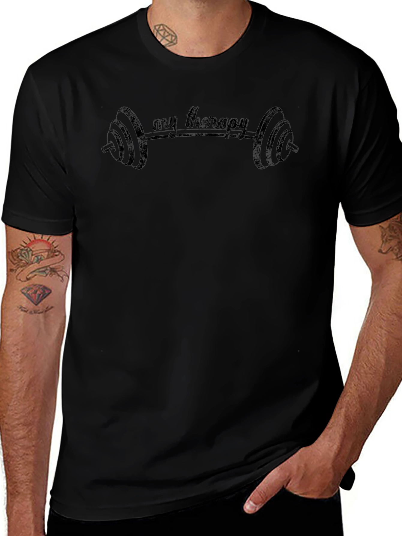 My Therapy Weightlifting T-Shirt - Fitness Apparel