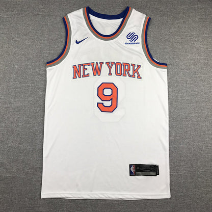 Men's New York Knicks RJ Barrett White 2019 NBA Draft First Round Pick Jerseys