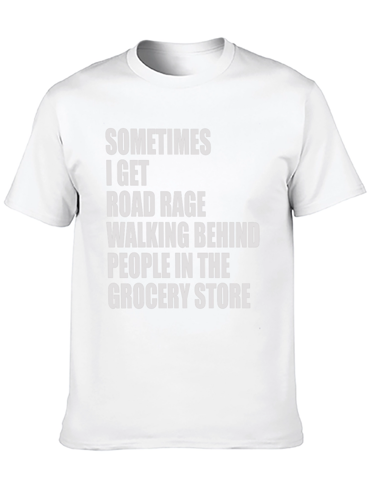 Road Rage Grocery Store Humor Tee