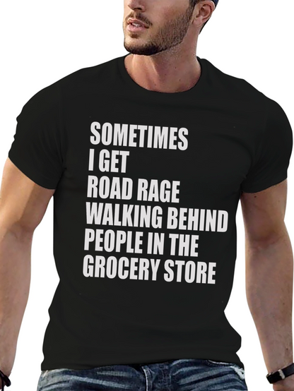 Road Rage Grocery Store Humor Tee