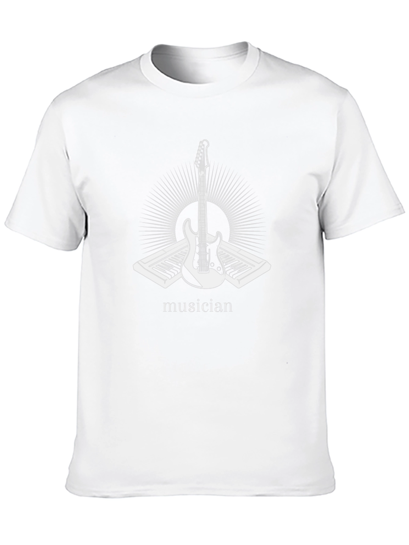Musician Graphic T-Shirt - Black Cotton Tee