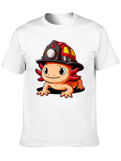 Axolotl Firefighter T-Shirt