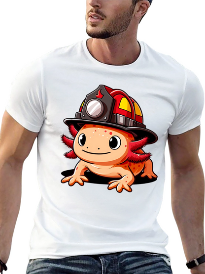 Axolotl Firefighter T-Shirt
