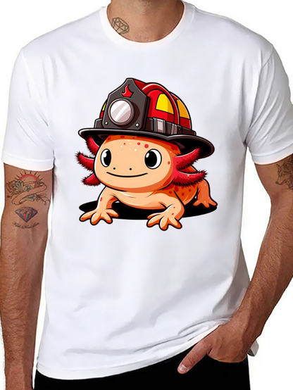 Axolotl Firefighter T-Shirt