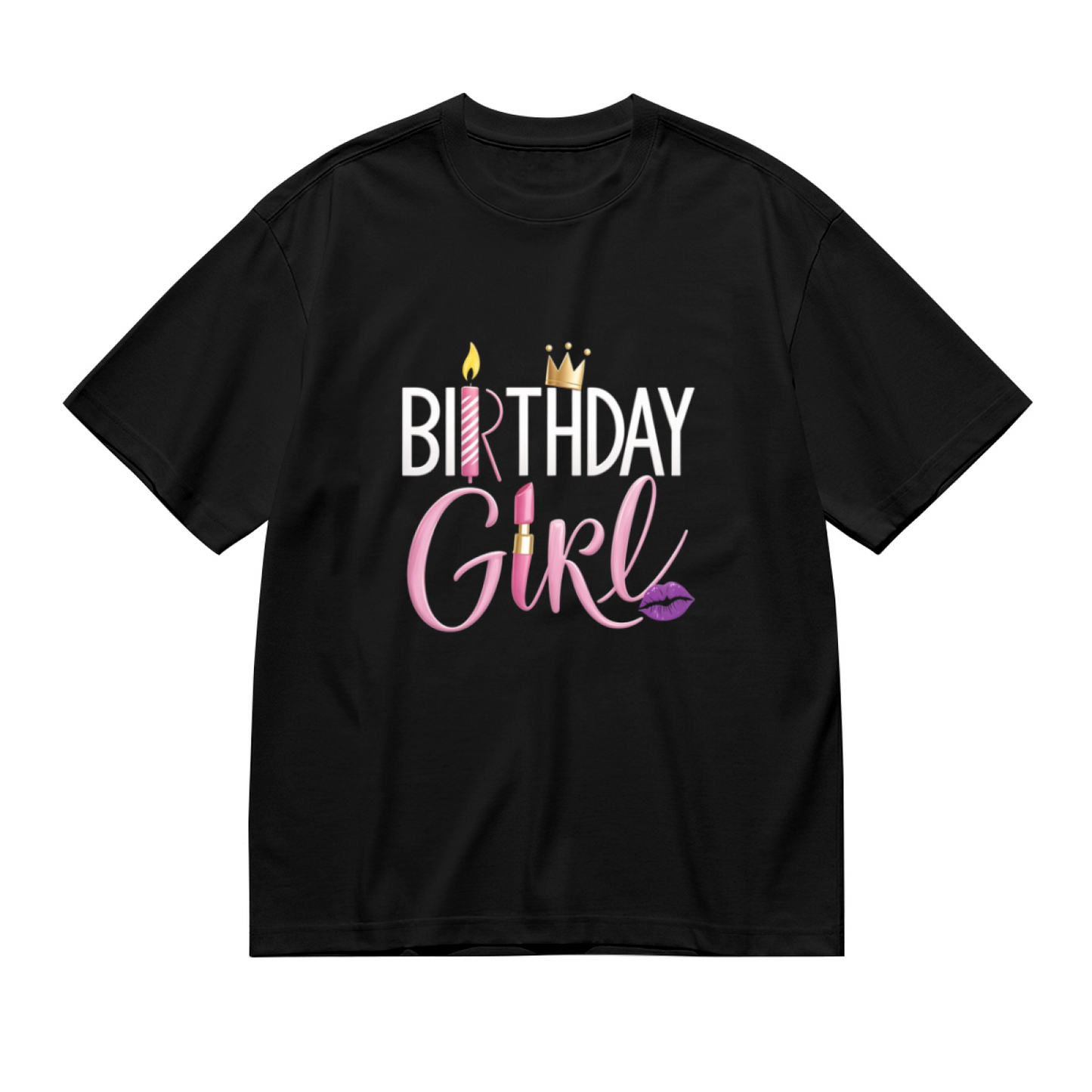 Glam Birthday Girl Party Graphic Women¡¯s Tee