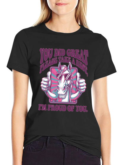 You Did Great Horse T-Shirt