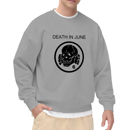 Death In June Neofolk Band Vintage Logo Crewneck Sweatshirt