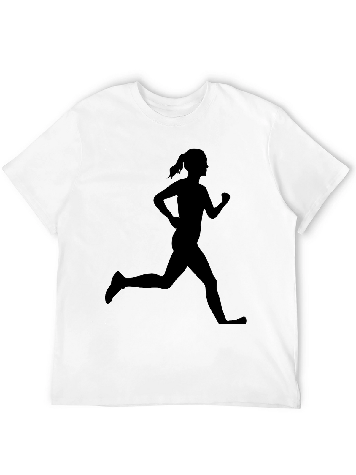 Runner Silhouette Graphic Tee - Black