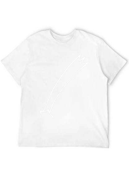 Comet Tail Graphic Tee - Black Cotton Casual T-Shirt